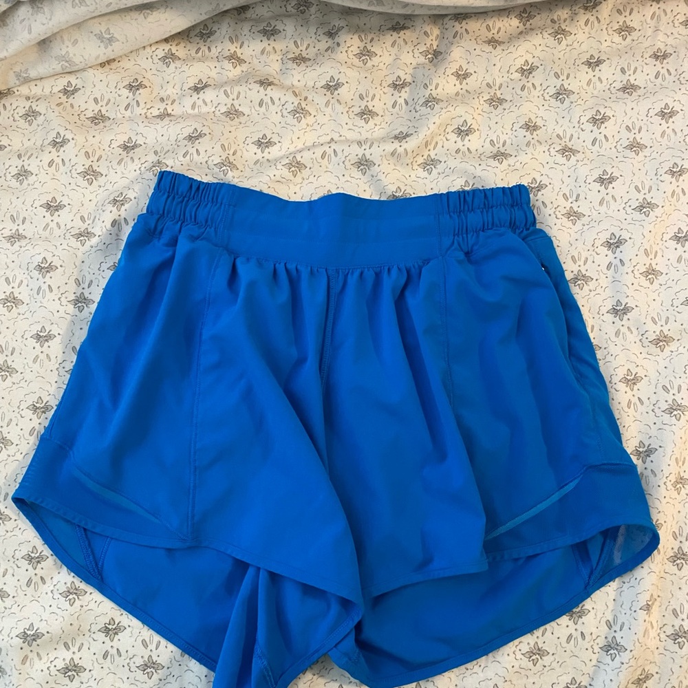 Lululemon Poolside blue Hotty hot shorts